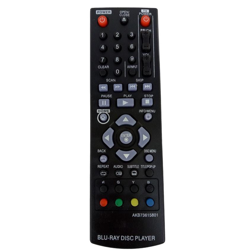 AKB73615801 Remote Replacement for LG Blu-ray DVD Disc Player