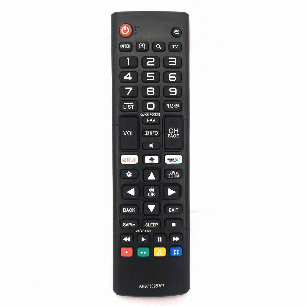 AKB75095307 Remote Control Replacement for Lg Uhd Smart Tv With Netflix Amazon Key 43lj 43uj 55lj