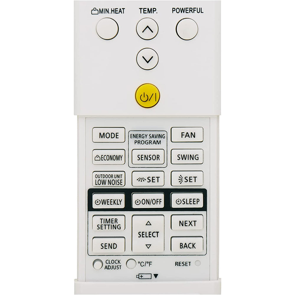 AR-RED1U AR-REM5E AR-REM6E Remote Control Replacement for Fujitsu Air Conditioner