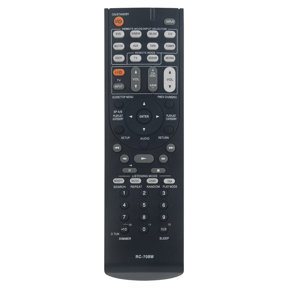 RC-708M Remote Control Replacement for ONKYO Receiver HT-R960