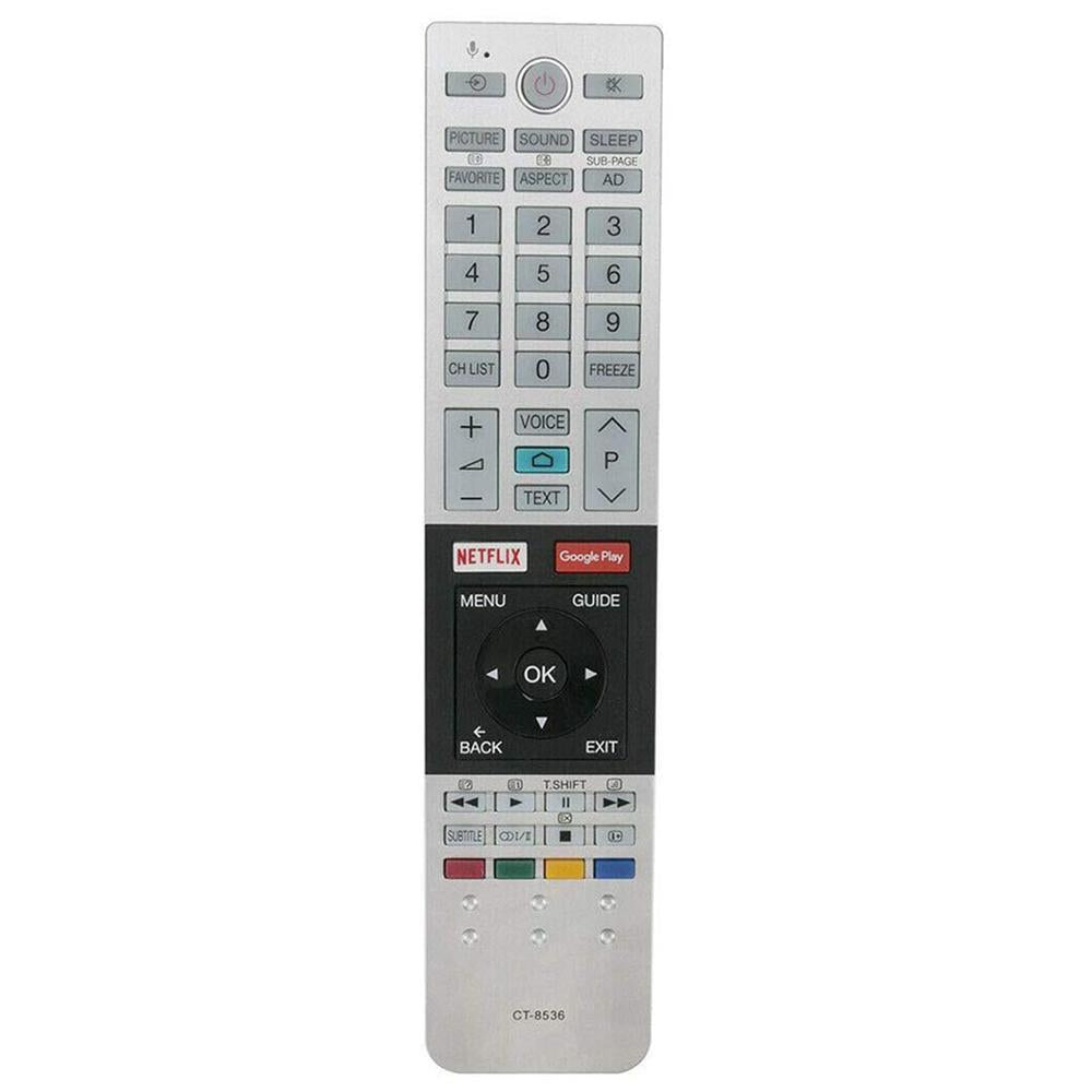 CT-8536 IR Remote Replacement for Toshiba Ultra-HD Android TV 58U7880AZ U7880