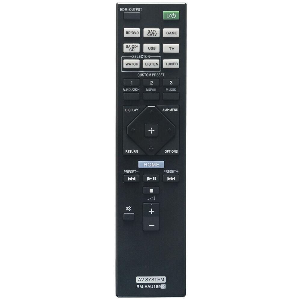 RM-AAU189 Remote Replacement for Sony AV Receiver STR-DN1050 STR-DN850