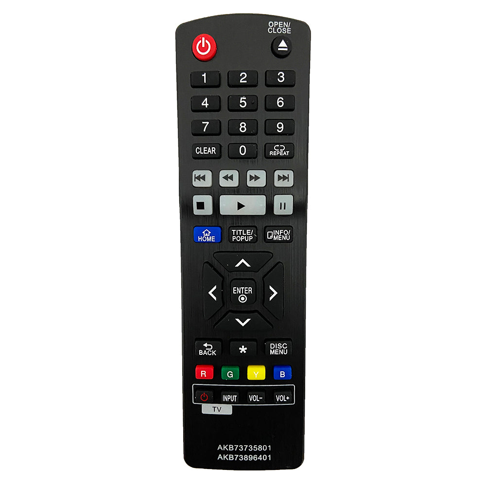 AKB73735801 AKB73896401 Remote Replacement for LG Blu-Ray Disc Player BP330 BP530 BP540