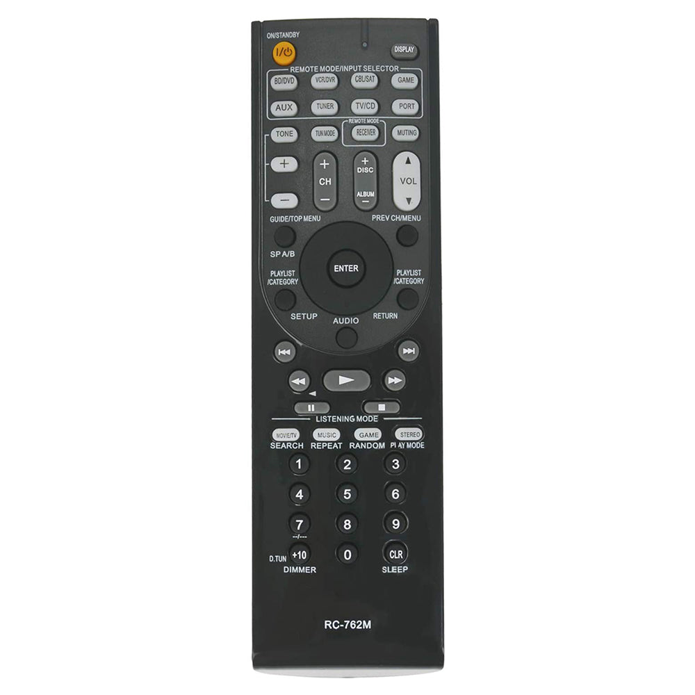 RC-762M Remote Replacement for Onkyo AVX-280 AV Receiver