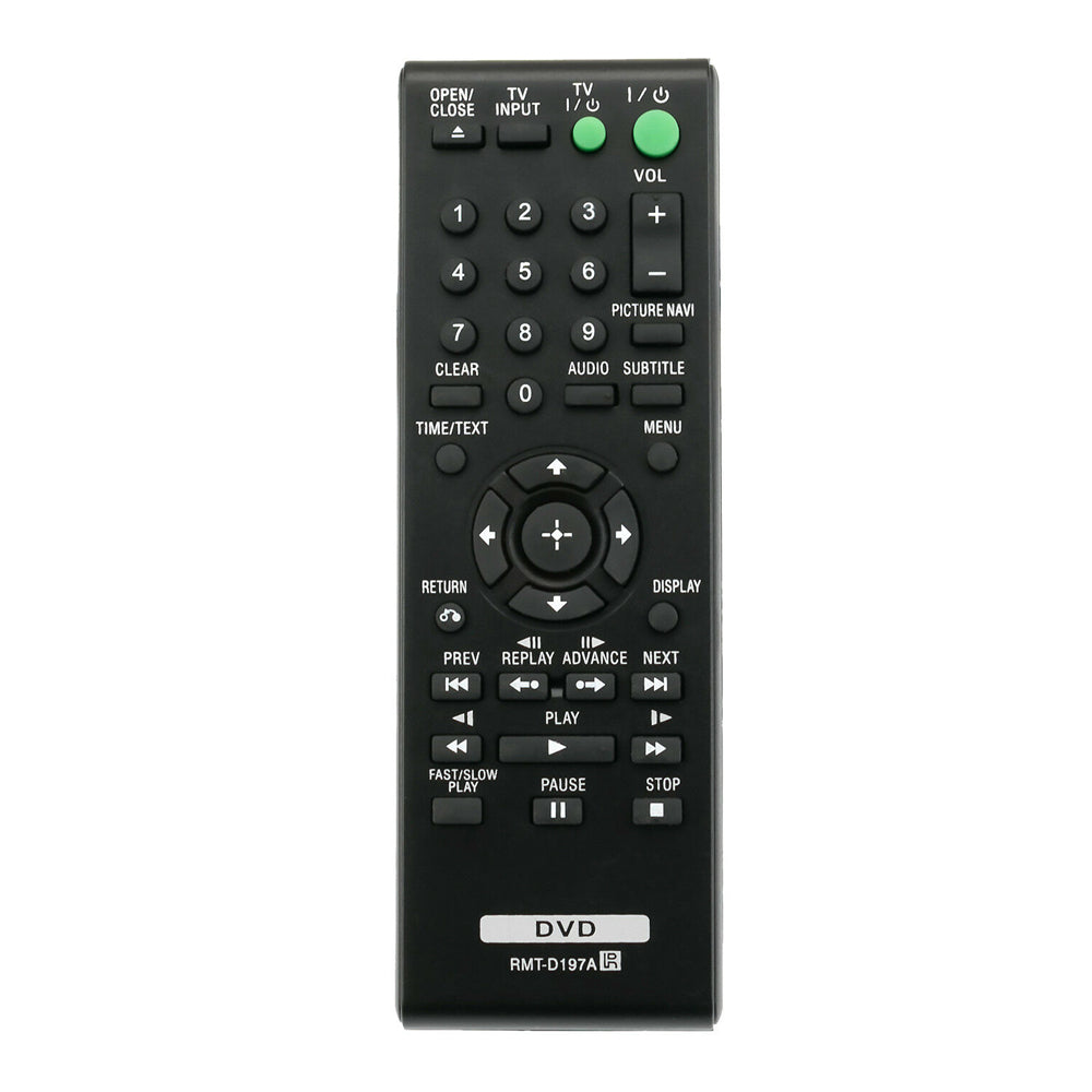 RMT-D197A Replacement Remote for Sony DVD DVP-SR400HP DVP-SR500HP DVP-SR200P DVP-PR50P