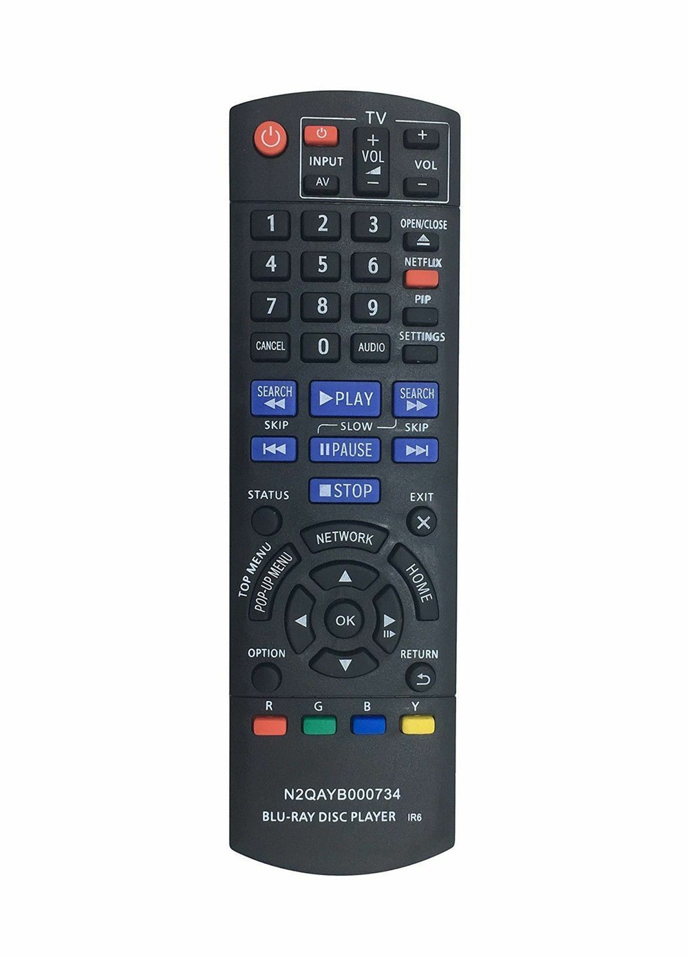 N2QAYB000734 Replacement Remote for Panasonic Blu-Ray Player DMP-BD87 DMP-BD77 DMP-BD871