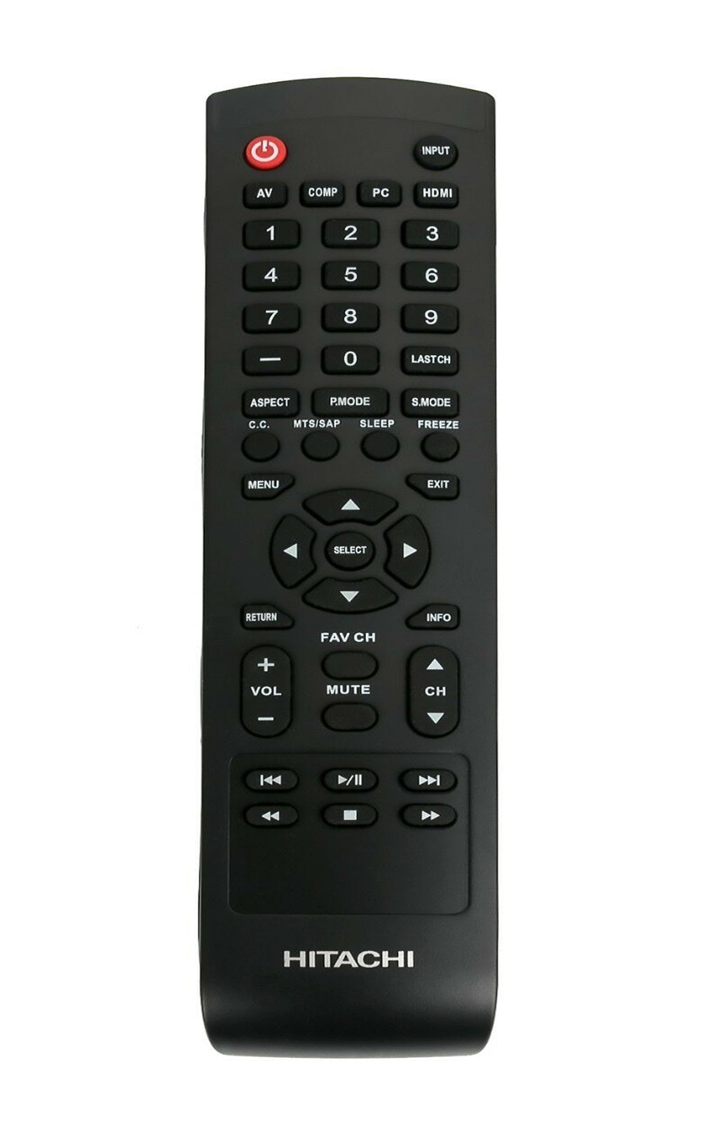 9912170970 Replacement Remote  Control for HITACHI LED LCD TV LE24K308 LE32A519 55L6 65L6