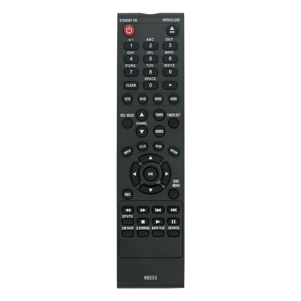 NB555UD Replacement Remote for Magnavox DVD VCR ZV450MWB ZV450MW8 ZV420MW8 SV08R242
