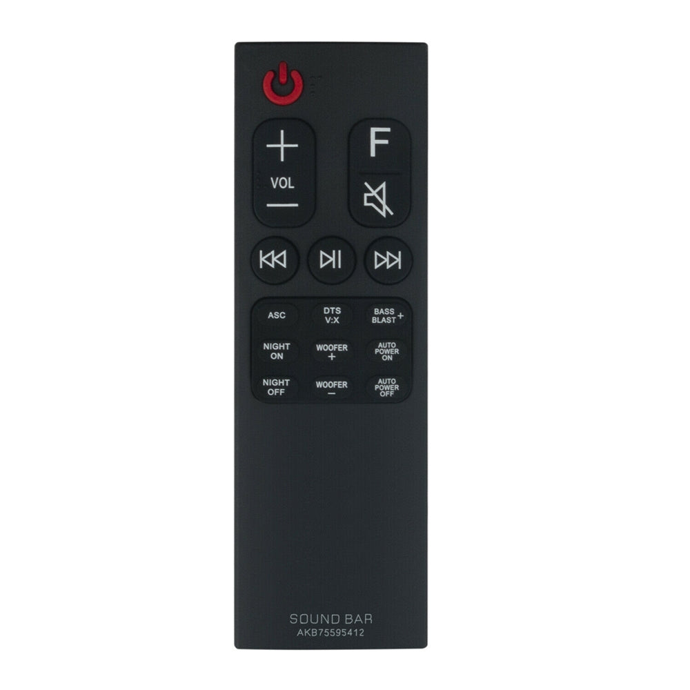 AKB75595412 Replacement Remote for Soundbar LG Sound Bar SK5 Speaker System