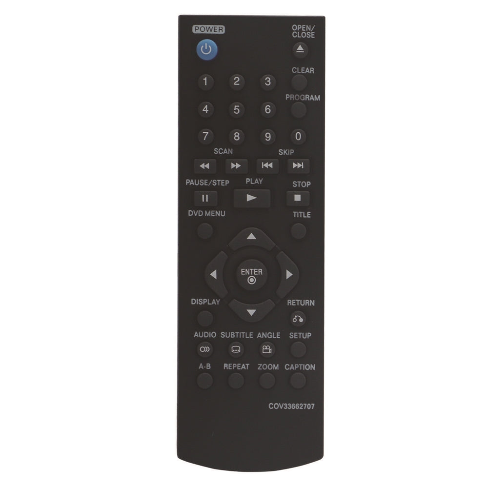 COV33662707 Replacement Remote for LG DVD Player DP122 DVX480 DP132