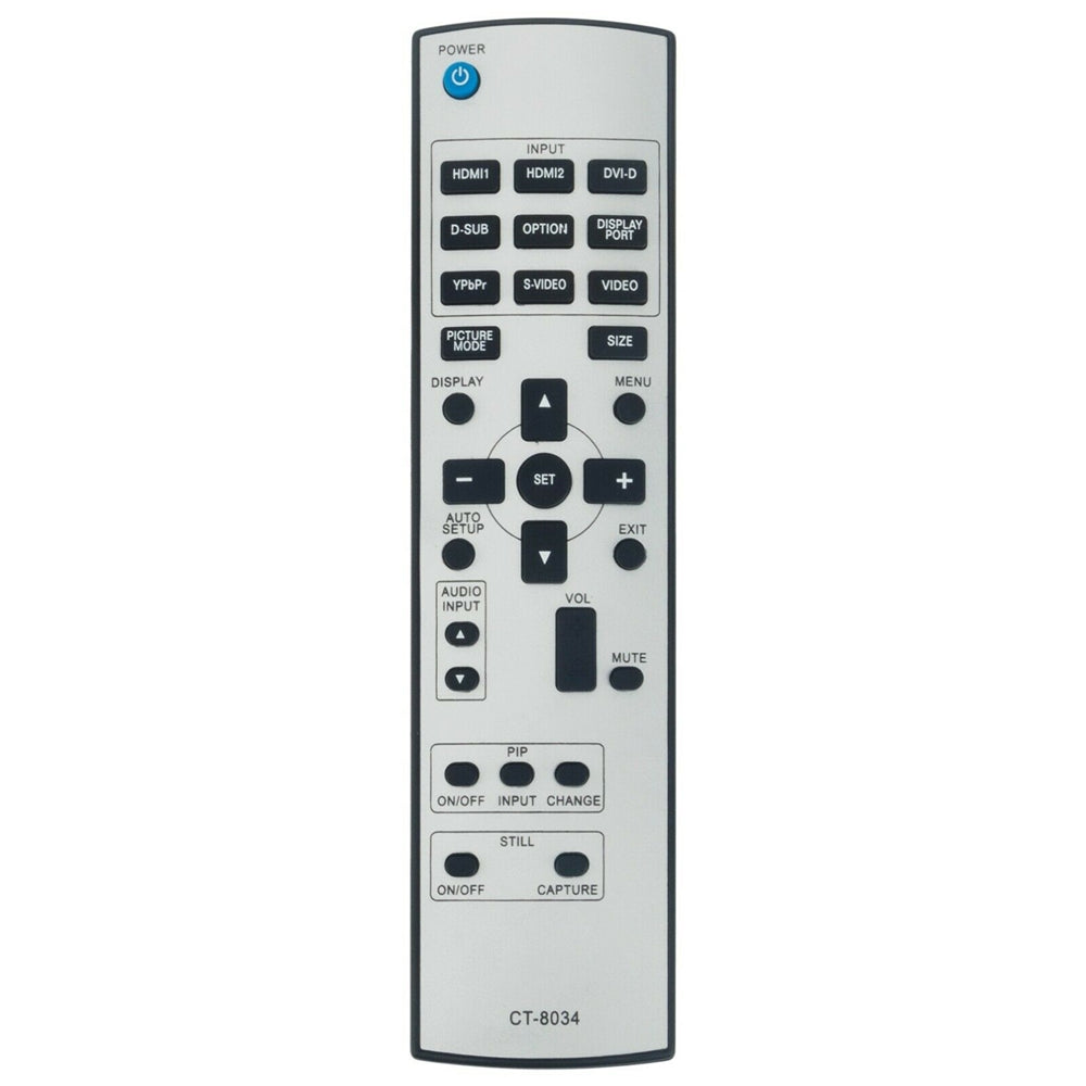 CT-8034 Replacement Remote for Toshiba Monitor TD-Z421 TD-Z551 TD-Z701 TD-Z471