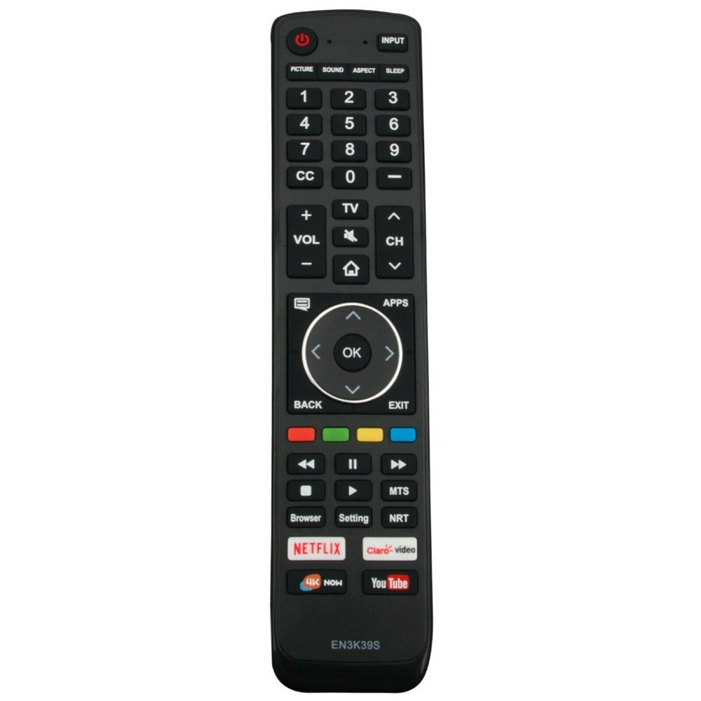 EN3K39S Replacement Remote for Sharp TV LC-40Q5020U LC-43N7002U