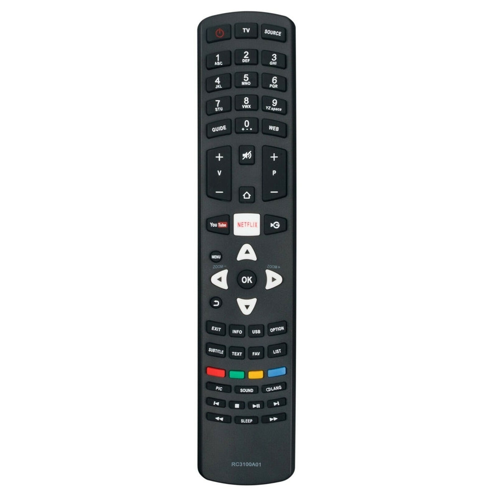 RC3100A01 Remote Replacement for TCL LCD LED TV Television
