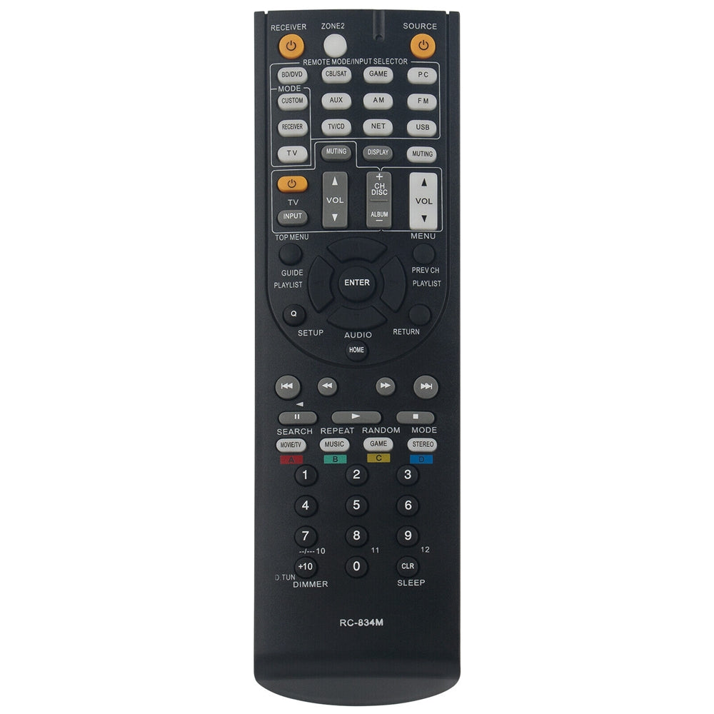 RC-834M Remote Control Replacement for Onkyo AV Receiver HT-S6500