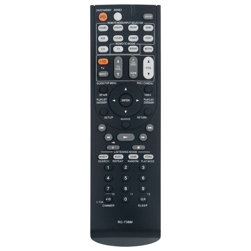 RC-738M Remote Control Replacement for Onkyo AV Receiver HT-RC160